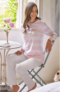 Pigiama Donna 100% Cotone Jersey Linclalor 74547