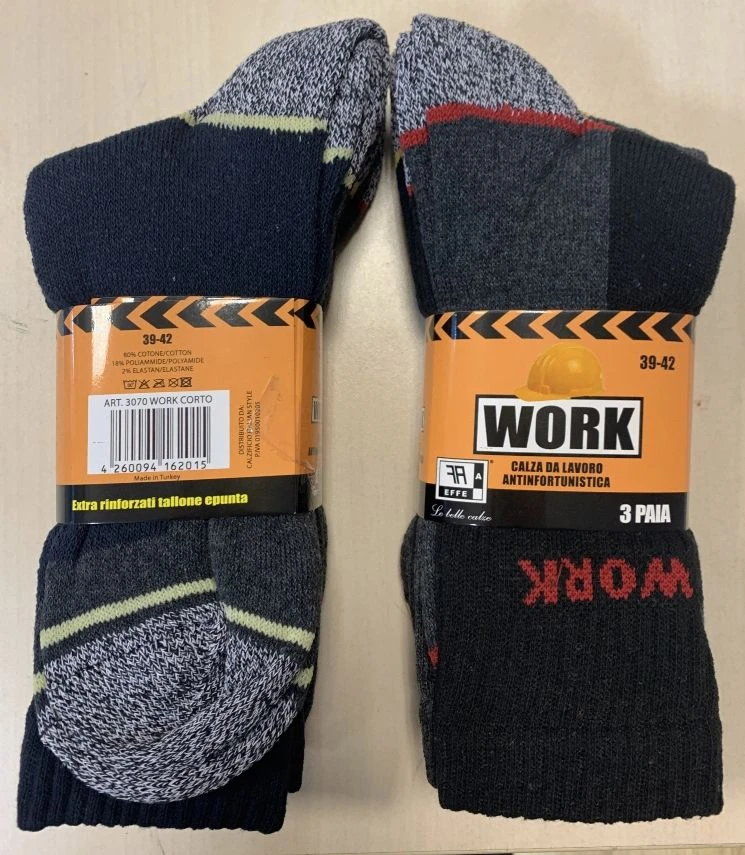 Calza Spugna Uomo Corta Da Lavoro Antinfortunistica Work 3070 3 Calza Spugna Uomo Corta Da Lavoro Antinfortunistica Work 3070