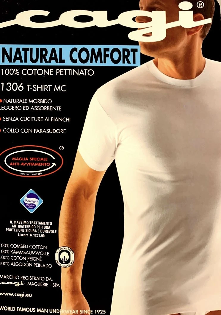 Maglia Uomo T-Shirt Girocollo 100% Cotone Gagi 1306 4 Maglia Uomo T-Shirt Girocollo 100% Cotone Gagi 1306 - immagine 2