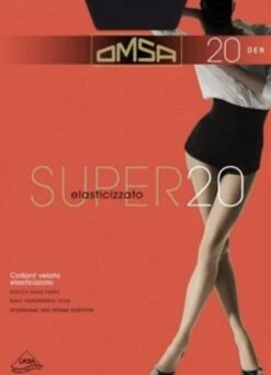 Collant Donna Velato Elasticizzato Omsa Super 20