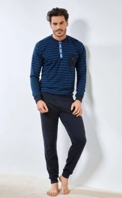 Pigiama Uomo Cotone Pesante Enrico Coveri 2063 Special Price