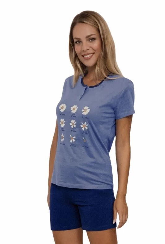 Pigiama Donna Corto 100% Cotone IL GRANCHIO Lady 821 Special Price 3 Pigiama Donna Corto 100% Cotone IL GRANCHIO Lady 821 Special Price