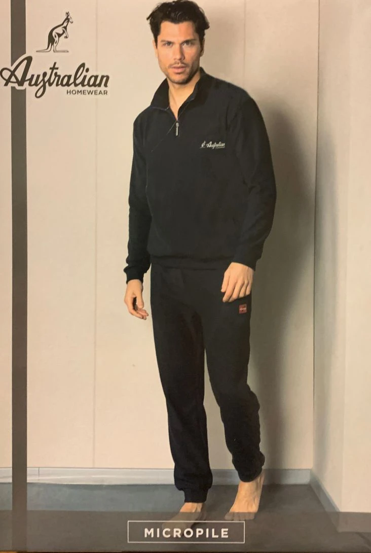 Pigiama Uomo Micro Pile Australian AP77 4006 3 Pigiama Uomo Micro Pile Australian AP77 4006