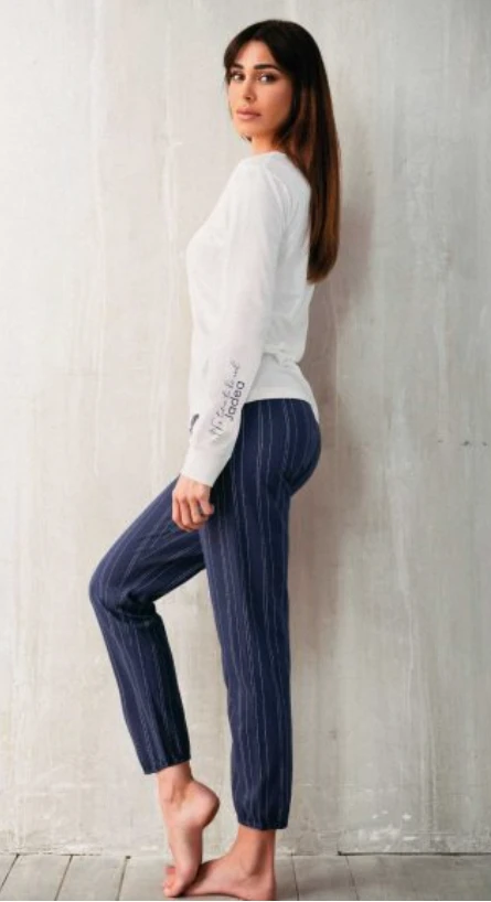 Pigiama Donna Cotone Caldo Jadea Home 5163 4 Pigiama Donna Cotone Caldo Jadea Home 5163 - immagine 2