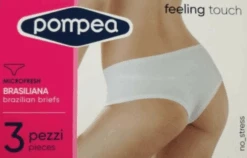 Slip Donna Brasiliana Microfibra Feeling Touch Pompea