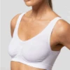Brassiere Spalla Larga Microfibra Seamless Pompea -Sconto Enrico Coveri brassiere avanti