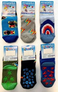 Calzino Bimbo Antiscivolo Cotone Leon D'Oro Tris