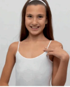 Canottiera Bambina Spalla Stretta Top CST 31006