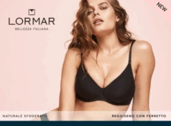 Nuovi arrivi 17 Reggiseno Non Imbottito Con Ferretto Lormar Naturale