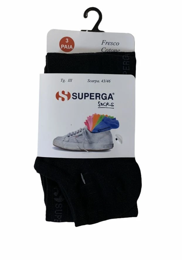 Calzino Uomo Mini Calza Fantasmino Fresco Cotone Superga 3074 4 Calzino Uomo Mini Calza Fantasmino Fresco Cotone Superga 3074 - immagine 2