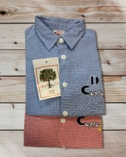 Camicia Neonato Quadretti 100% Cotone Melby Outlet