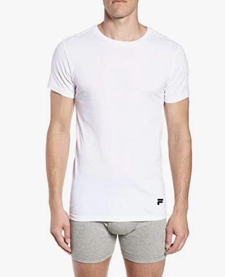 Maglia Uomo Girocollo T-Shirt Cotone Elasticizzato Fila 5002 4 Maglia Uomo Girocollo T-Shirt Cotone Elasticizzato Fila 5002 - immagine 2