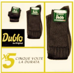 Calzino Uomo Lungo LISCIO Dublo Art. 339S -Sconto Enrico Coveri fdfd