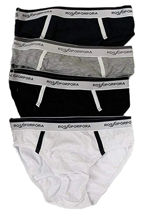 Slip Uomo Cotone Elasticizzato Rossoporpora US460 4 Slip Uomo Cotone Elasticizzato Rossoporpora US460 - immagine 2