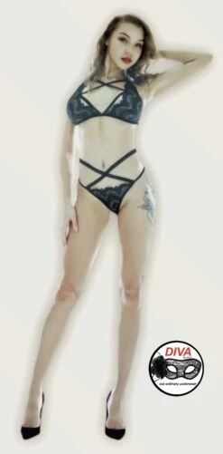 Completo Donna SEXY Perizoma Diva By Prive' 1114