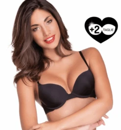 Reggiseno Super Push-Up Microfibra Con Ferretto LoveandBra Art. Incredibile -Sconto Enrico Coveri incred 1