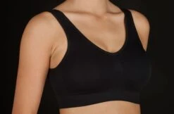 Reggiseno Brassiere Microfibra Seamless Senza Cuciture Selene Louise -Sconto Enrico Coveri louise negro del selene img 9999 7 1