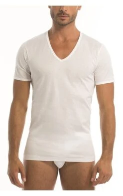 Maglia Uomo Scollo A V GARDA 046 Nero Fine Serie