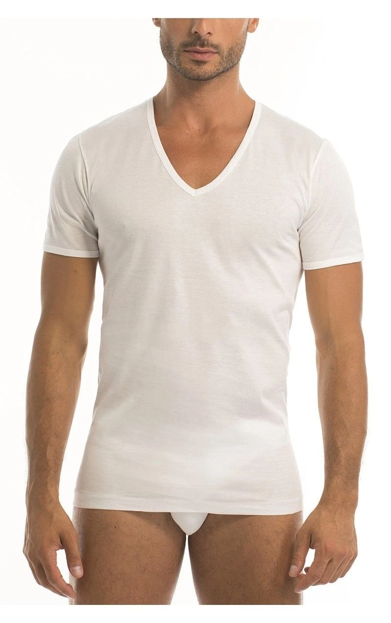 Maglia Uomo Scollo A V GARDA 046 Nero Fine Serie 3 Maglia Uomo Scollo A V GARDA 046 Nero Fine Serie