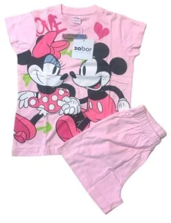 Pigiama Bambina Corto Minnie E Mickey Disney PREZZO OULET