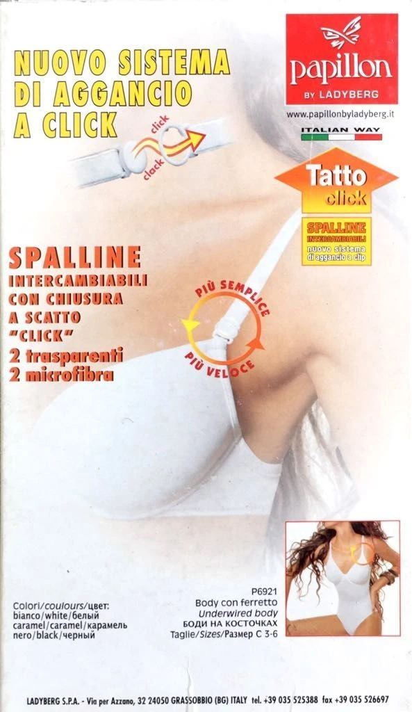 Body Con Ferretto Coppa C Papillon 6921 Fine Serie 4 Body Con Ferretto Coppa C Papillon 6921 Fine Serie - immagine 2