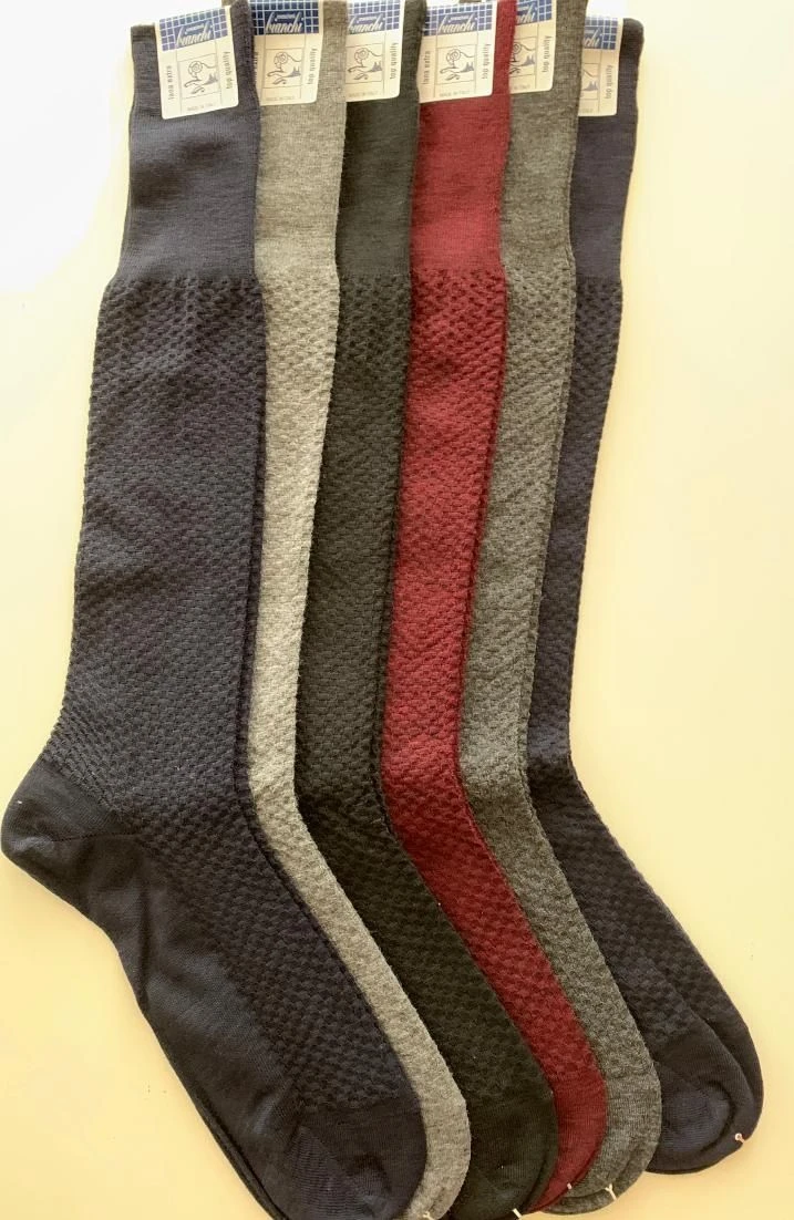 Calza Uomo Lunga Moda Misto Lana Calzificio Bianchi 3765 4 Calza Uomo Lunga Moda Misto Lana Calzificio Bianchi 3765 - immagine 2