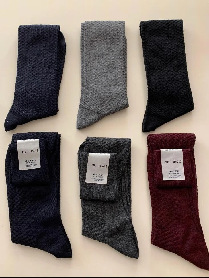 Calza Uomo Lunga Moda Misto Lana Calzificio Bianchi 3765 3 Calza Uomo Lunga Moda Misto Lana Calzificio Bianchi 3765