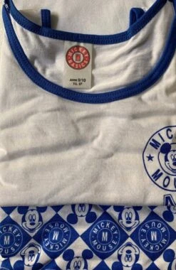 Canottiera Bimbo/a 100% Cotone Topolino/Minnie Disney Fine Serie Outlet