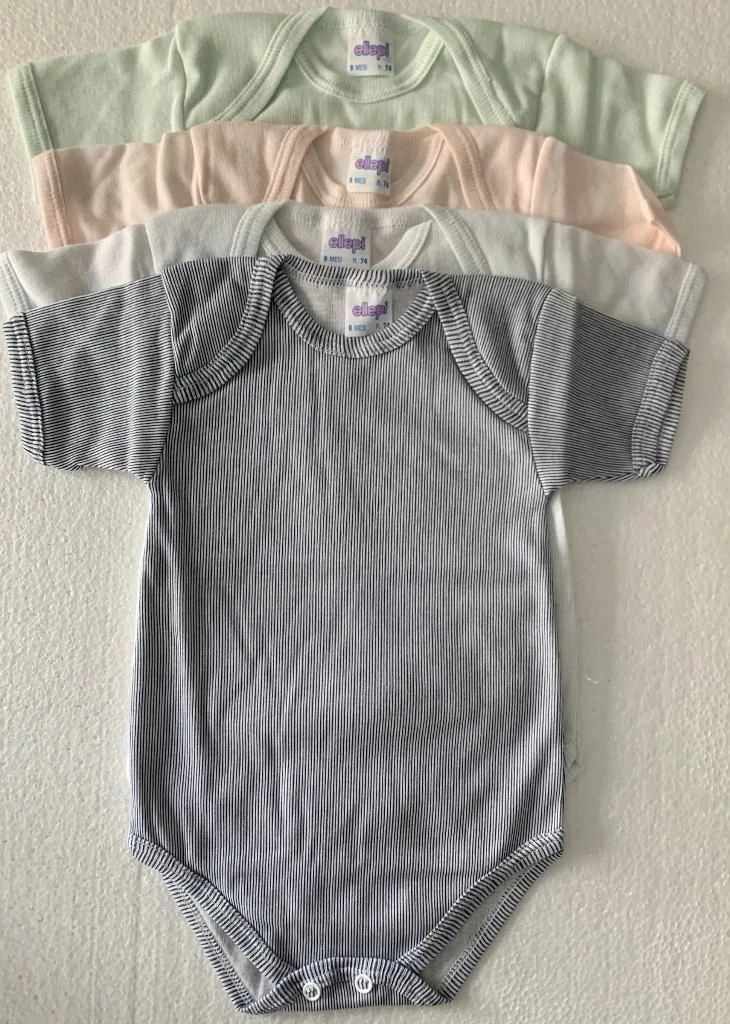 Body Neonato Cotone 100% Ellepi 841 Scontato Fine Serie 3 Body Neonato Cotone 100% Ellepi 841 Scontato Fine Serie