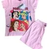 Pigiama Bambina Corto PRINCIPESSE Disney PREZZO OULET -Sconto Enrico Coveri princii 1