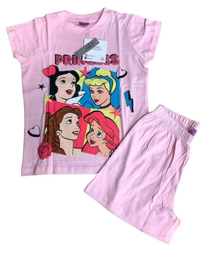 Pigiama Bambina Corto PRINCIPESSE Disney PREZZO OULET 3 Pigiama Bambina Corto PRINCIPESSE Disney PREZZO OULET