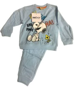 Disney Pigiamino Neonato Lungo Cotone 100% Jersey Snoopy Special Price