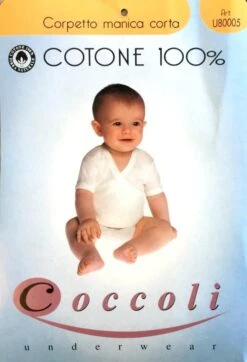 Maglia Neonato M/M Corpetto 100% Cotone Felpato Coccoli By Campagnolo