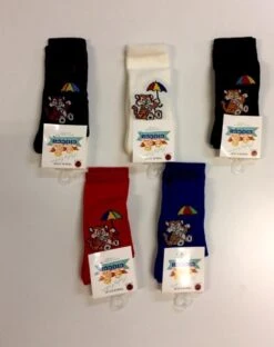 Calzino Alto Neonato Gambaletto Caldo Cotone Ciocca 872