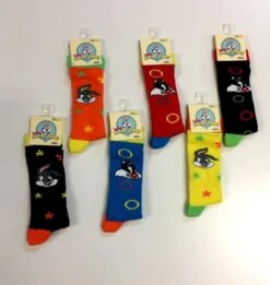 Calzino Alto Neonato Gambaletto Caldo Cotone LOONEY TUNES By Prisco