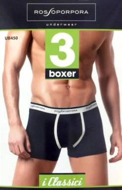 Boxer Uomo Cotone Elasticizzato Rossoporpora UB450