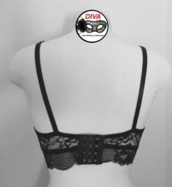 Reggiseno Triangolo Imbottito Corsetto Pizzo Diva By Prive' -Sconto Enrico Coveri thumbnail photo 2019 05 19 18 58 46 1