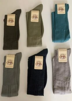 Calza Uomo Lunga Lana 60% Maglia Rasata Dublo 50 S