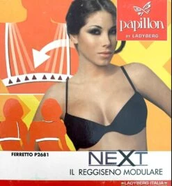 Reggiseno Balconcino Senza Imbottitura Papillon 2681