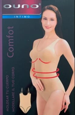 Body Donna Modellante Microfibra Ouno 11085