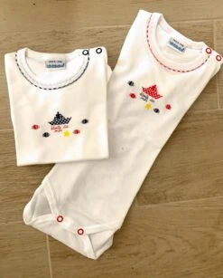 Body Neonato 100% Cotone Piquet Bimbissimi Petitte BMAS