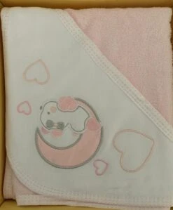 Accappatoio Triangolo Spugna Neonata Ellepi 4228