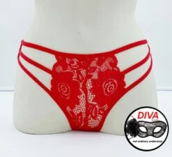 Perizoma Sexy Rosso Diva By Prive' 92001