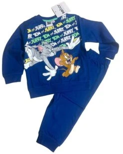 Disney Pigiamino Neonato Lungo Cotone 100% Jersey TOM AND JERRY Special Price