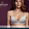 Reggiseno Imbottito Senza Ferretto In Pizzo Lormar Vela Frizzante -Sconto Enrico Coveri vela